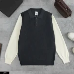 Áo Polo Len Cổ Bẻ Sát Nách Phối Tay Rời L816 - Ảnh 7