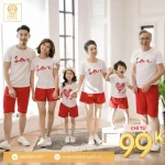 Set Áo Đồng Phục Gia Đình – Phong Cách, Tiết Kiệm, Chỉ Từ 99k/Áo! - Ảnh 3